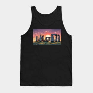 Stonehenge Sunrise Tank Top